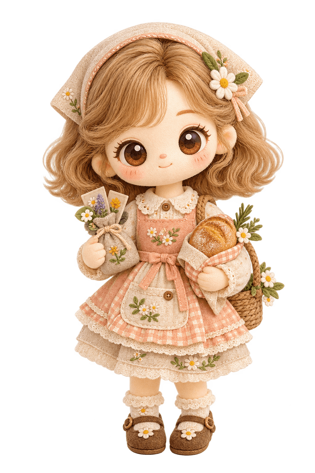 Earth Saju doll with a warm home accessory